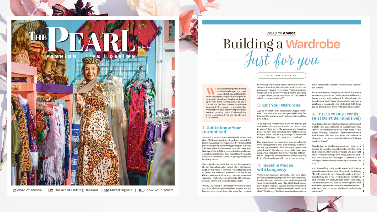 Building a Wardrobe That Lasts: Wendy LeGardeur Shares Her Style Philosophy with The Pearl