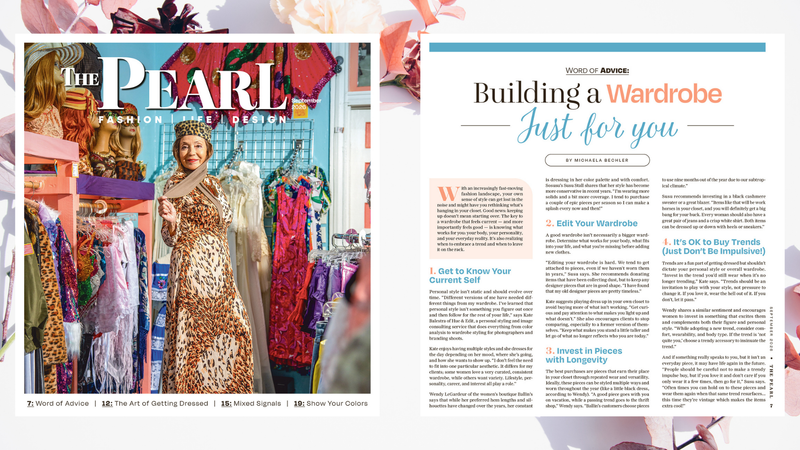 Building a Wardrobe That Lasts: Wendy LeGardeur Shares Her Style Philosophy with The Pearl