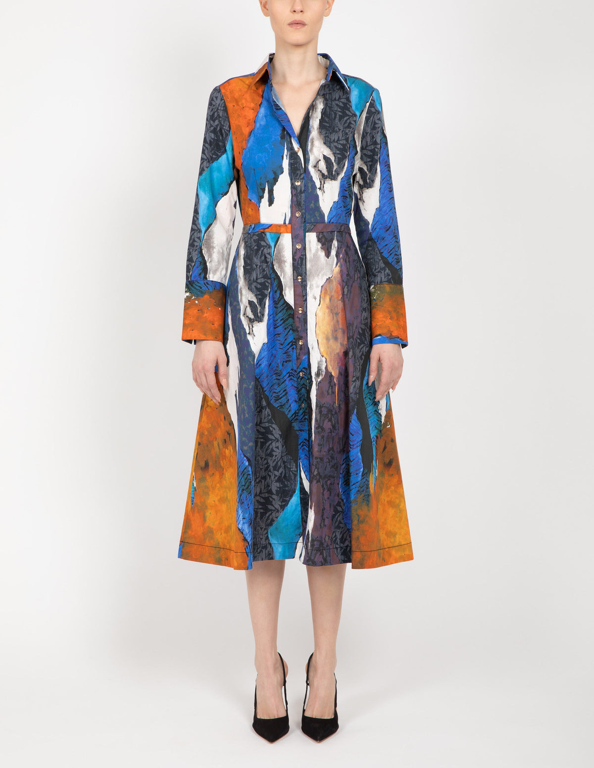 Rolling Hills Print Dress HILTON HOLLIS