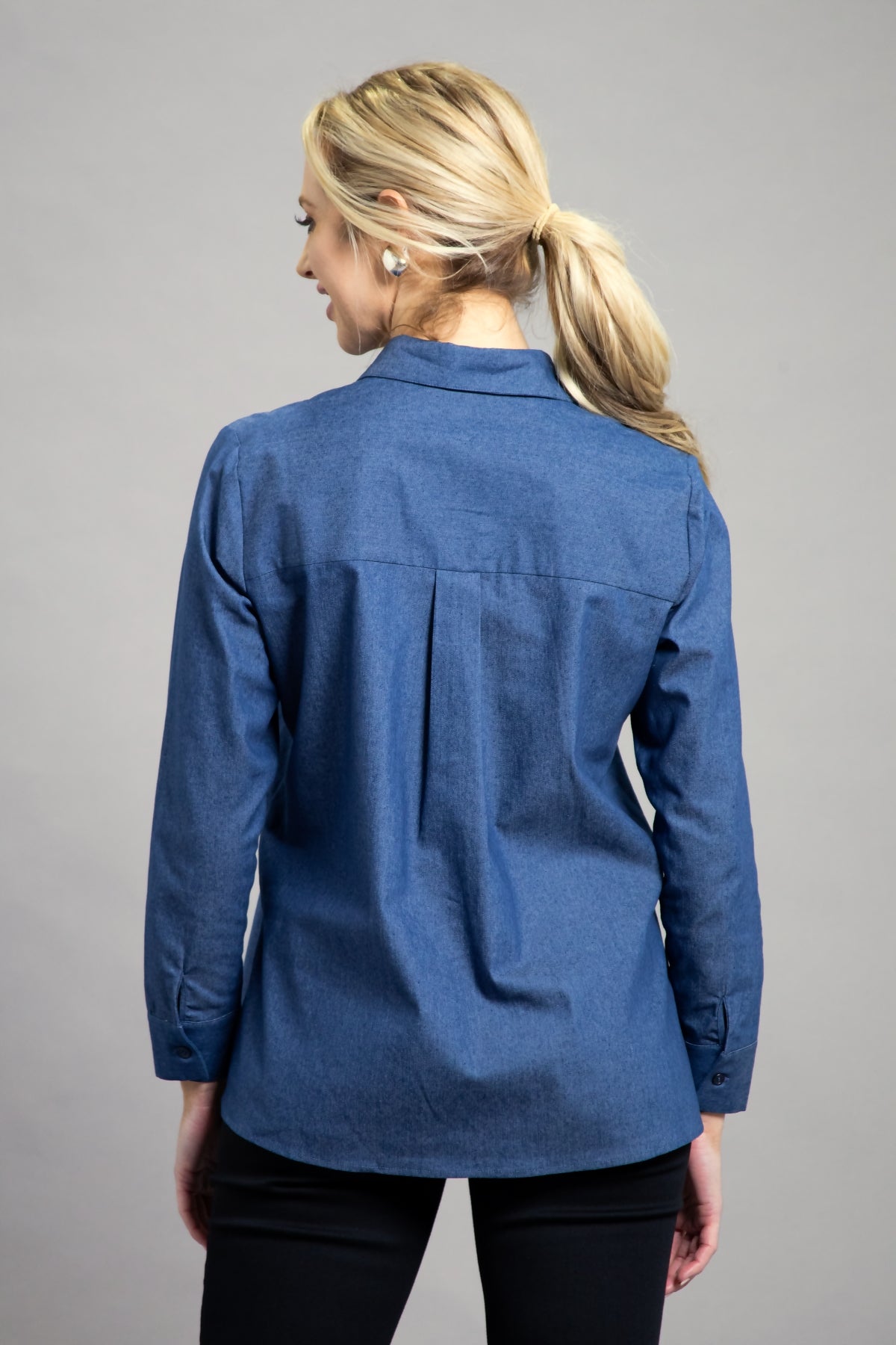 Long Sleeve Classic Denim Shirt Lilli Sucré