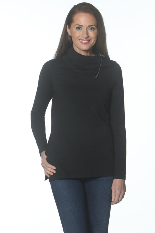 Zip Cowl Tunic