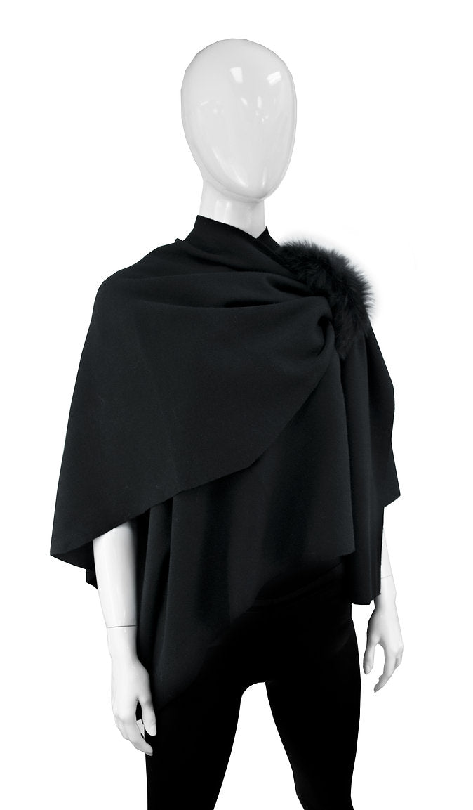 Pull Thru Wrap with Fur