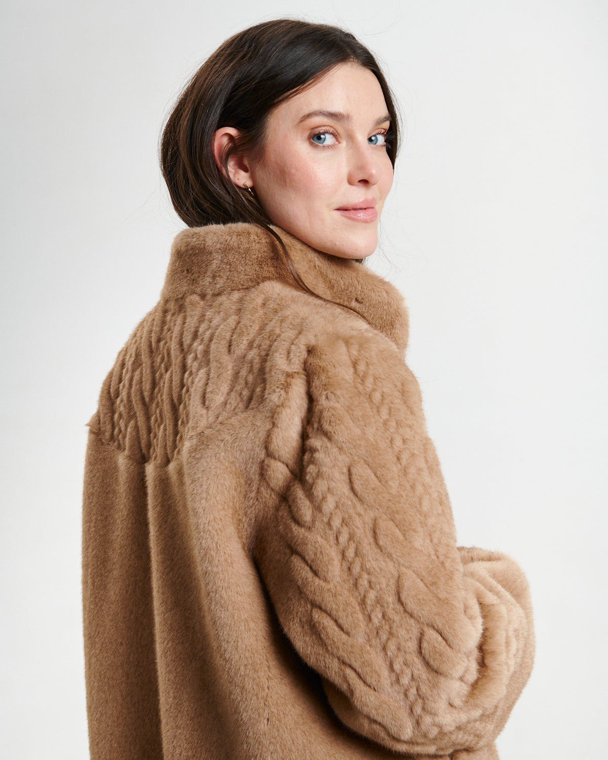 Reversible Faux Shearling Coat