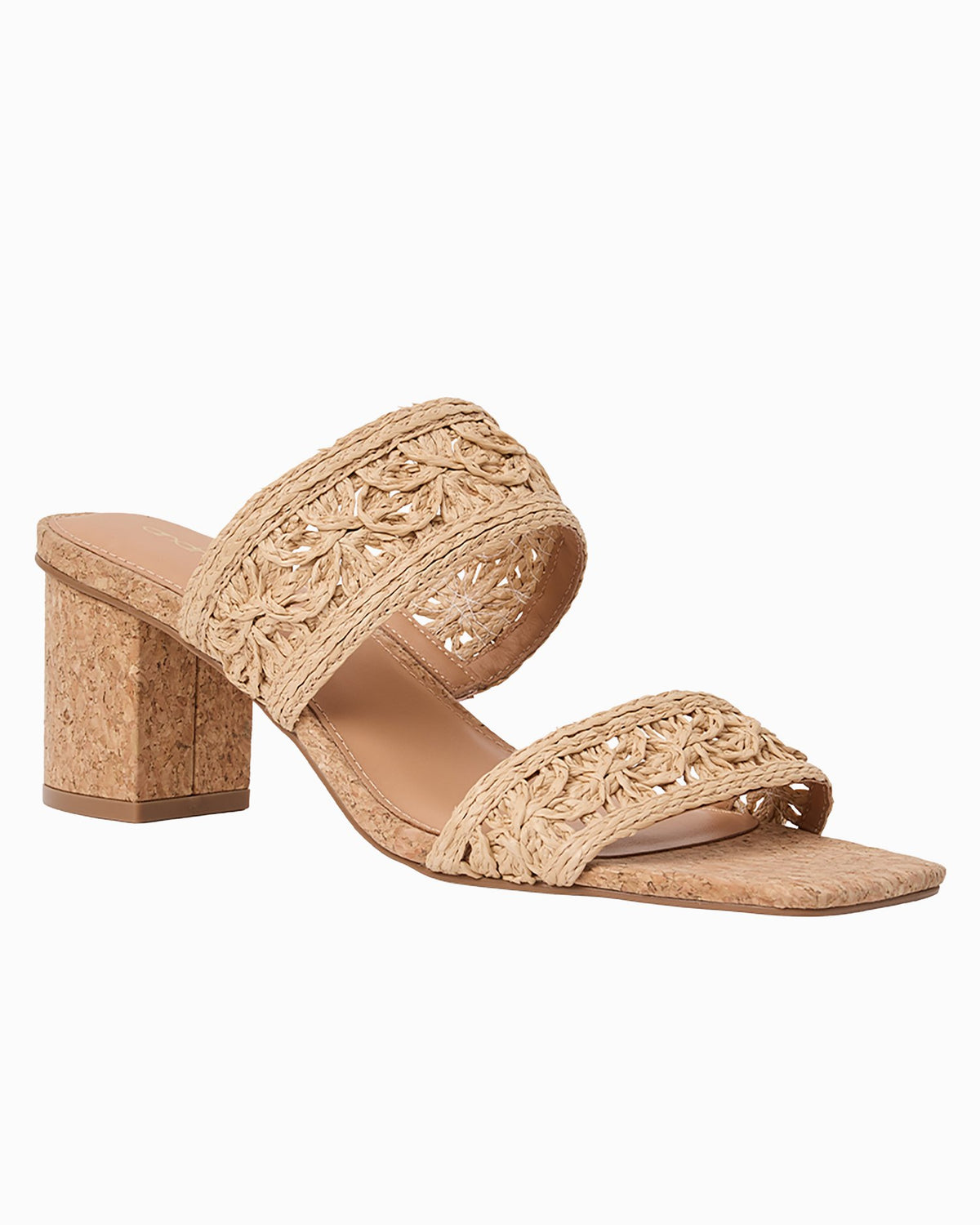 Rocio - Raffia Block Heel Sandal