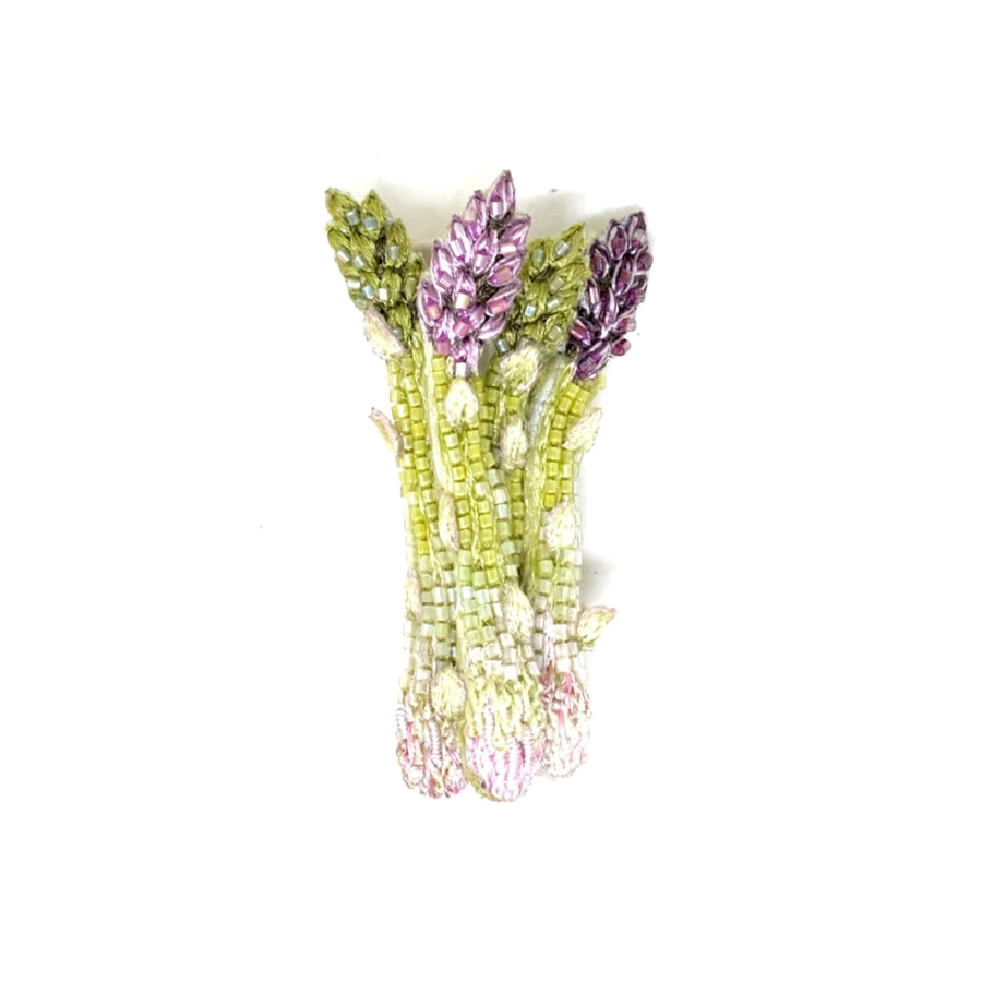 Asparagus Brooch Pin