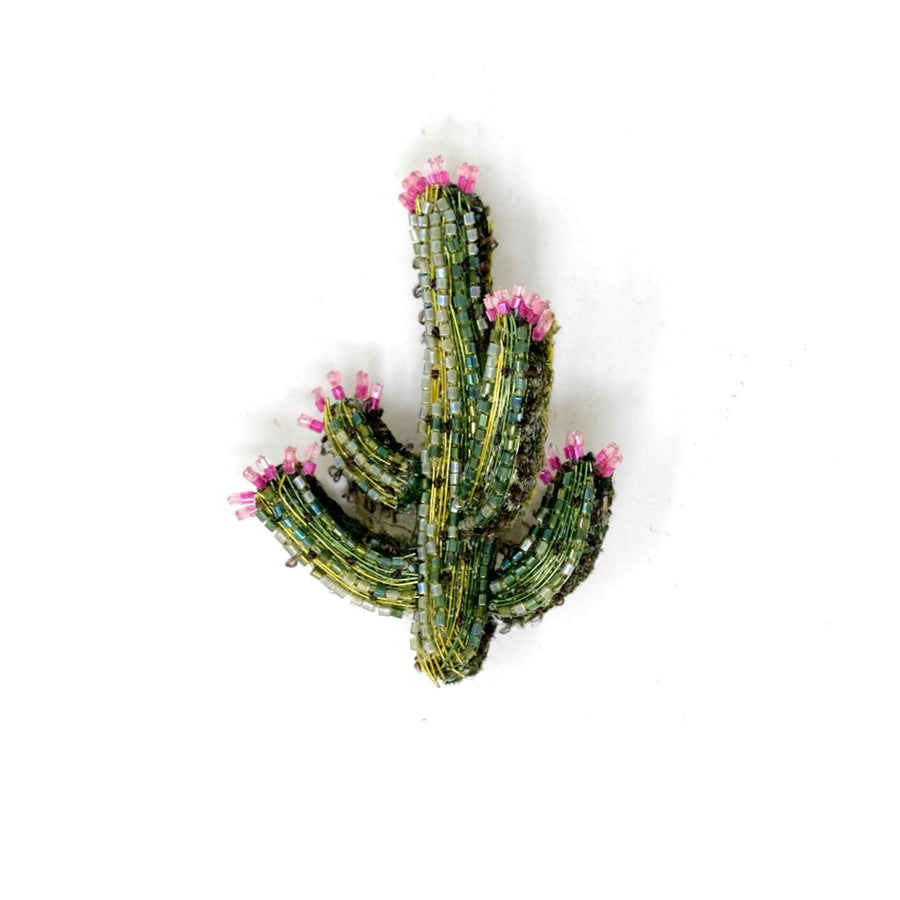 Blooming Desert Cactus Brooch
