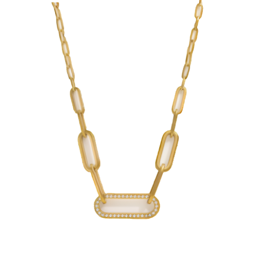 Bougee Paperclip Necklace