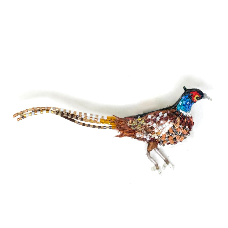 Common Pheasant Brooch Pin
