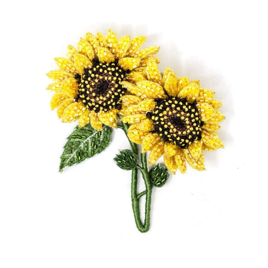 Dancing Sunflowers Brooch