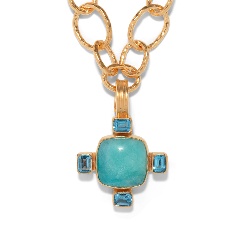 Amazonite Bl Topaz Pedant DINA MACKNEY