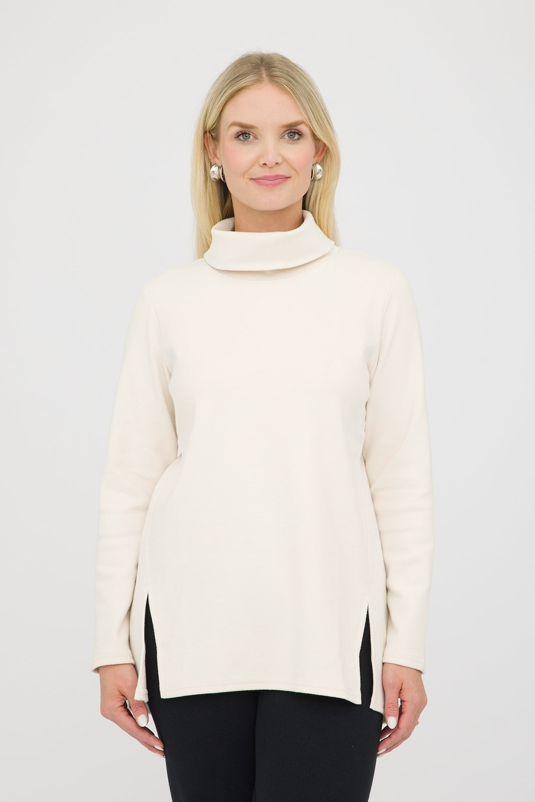 28" Slit Turtleneck Tunic