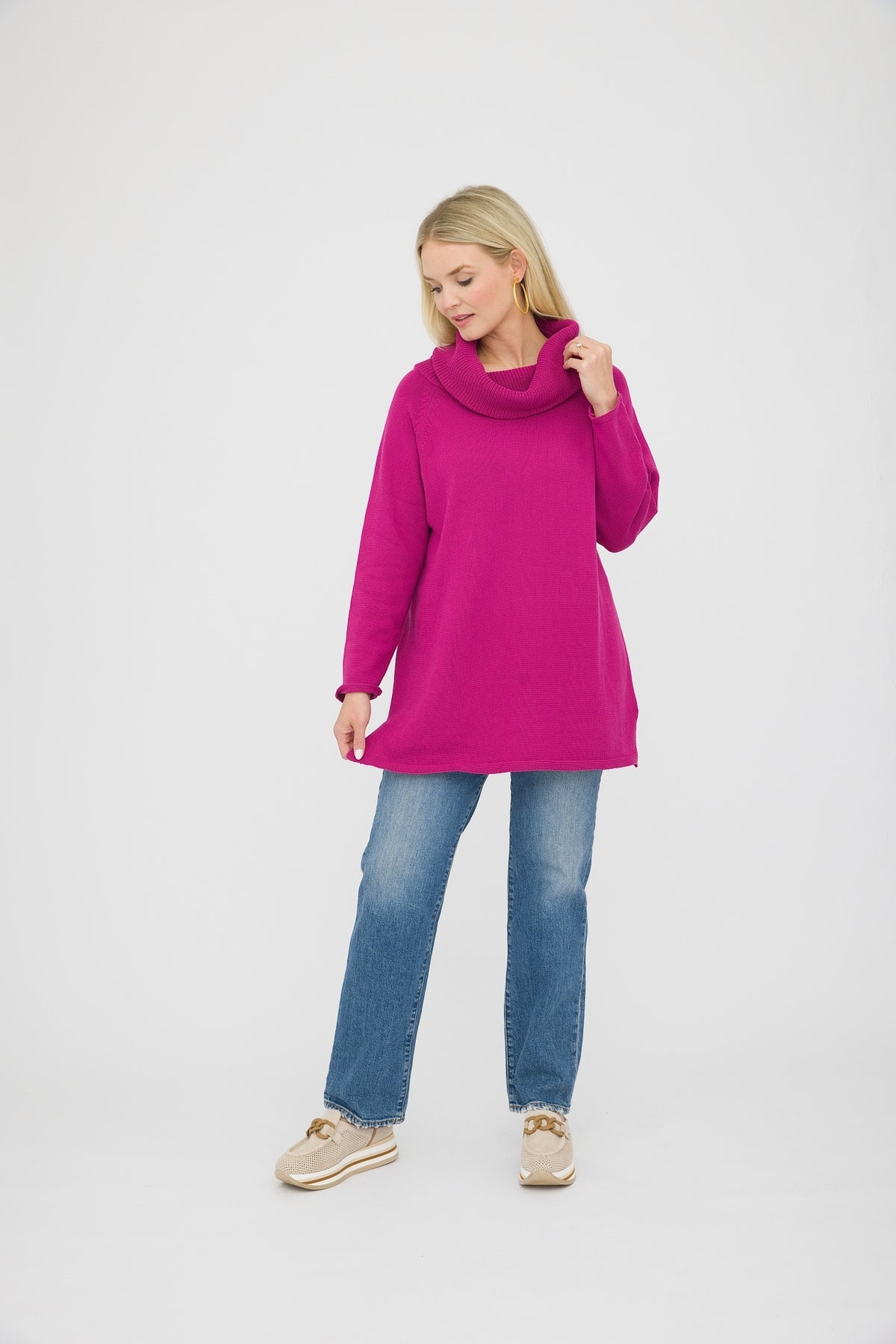 30" Big Cowl Sweater Tunic