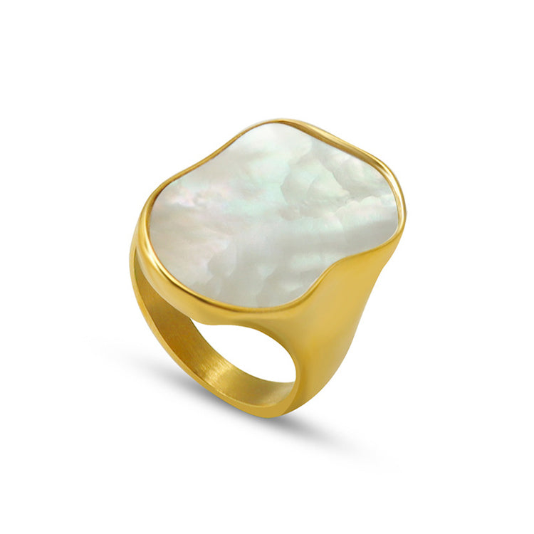 Irregular Pearl Ring