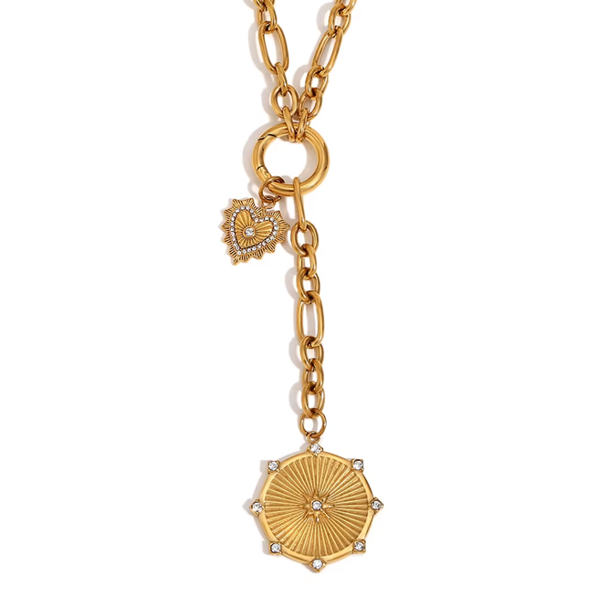 Compass Charm Necklace