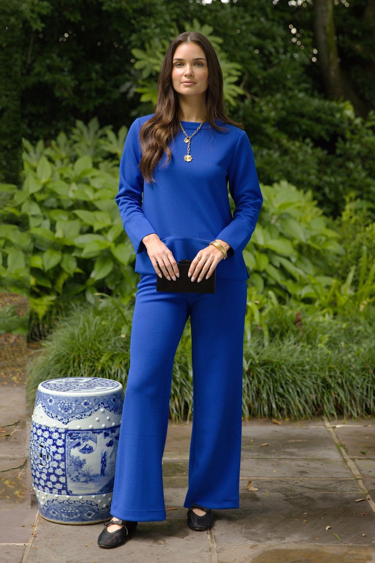 40" Scuba Dress Pants with Zipper