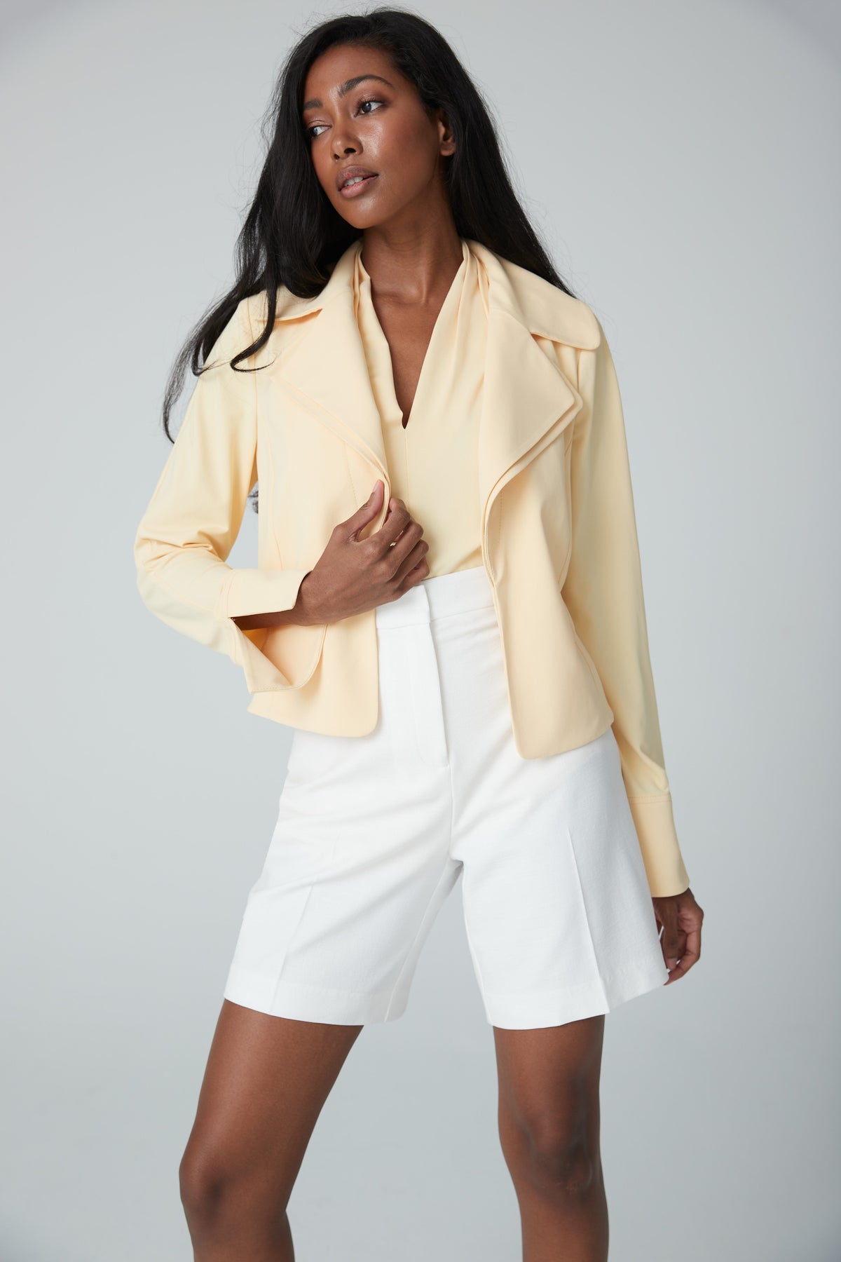 Short Jacket Double Collar Iris Setlakwe