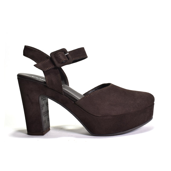 Torin - Closed Toe with Ankle Strap Heel