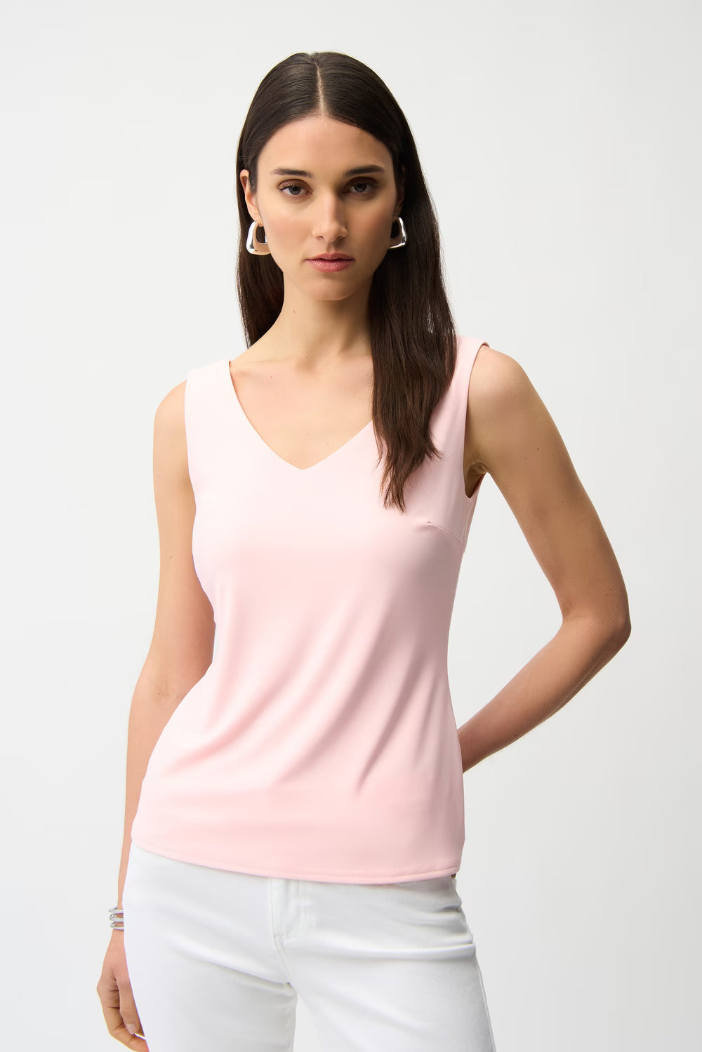 Casual V-neck Sleeveless Pullover