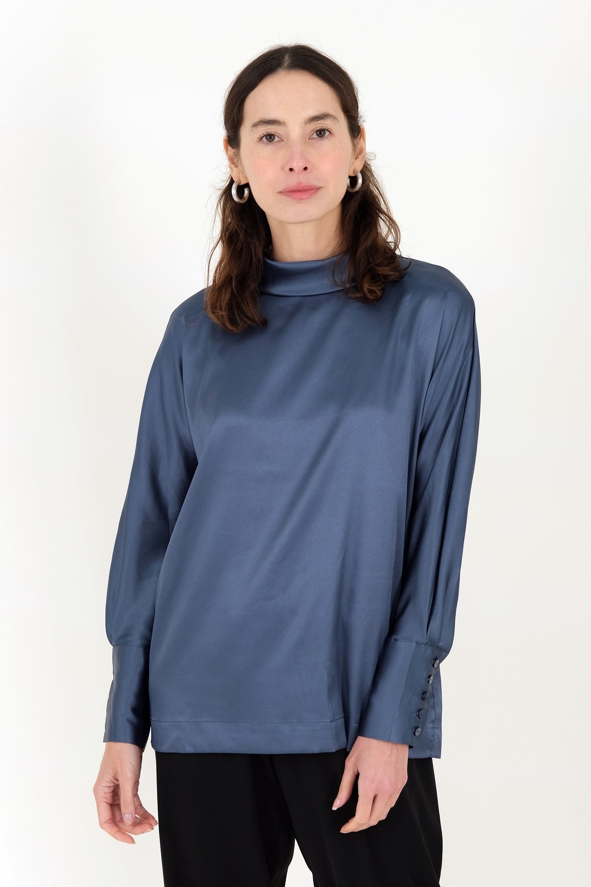 26" Button Cuff Dolman Top Lilli Sucré