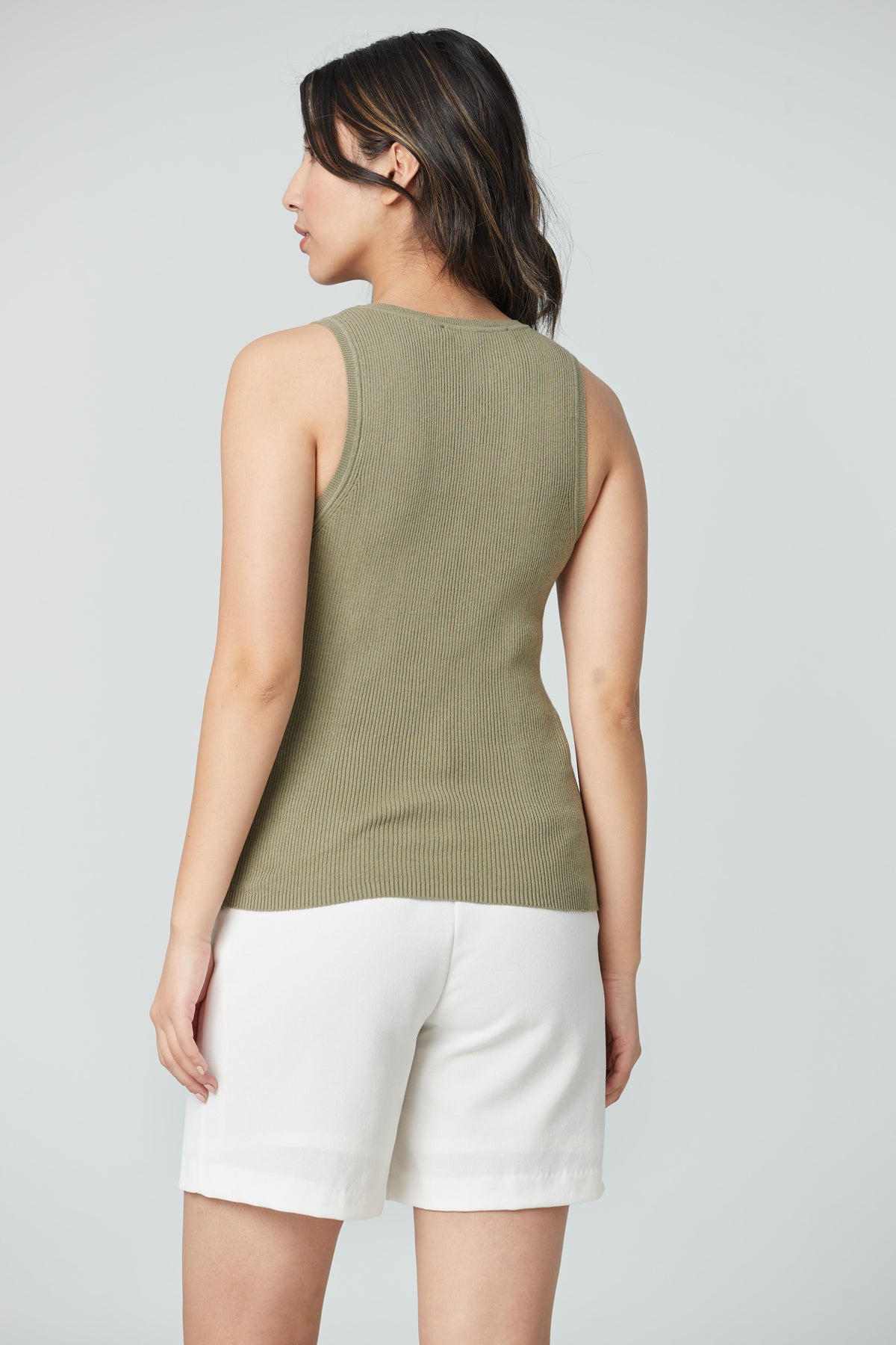 Basic V-Neck Tank Iris Setlakwe